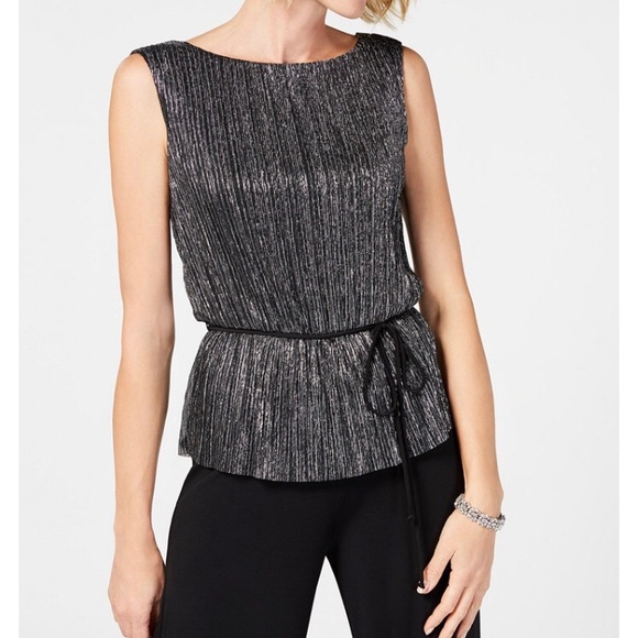 Metallic popover jumpsuit - Picture 3 of 3